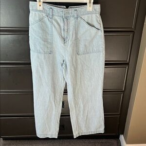 BDG Pale Blue Denim Cropped Jeans